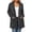 Gray, variant on Admvng Women's Outerwear Button Long Sleeve Coat Casual Jacket