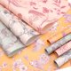 thumbnail image 4 of Nvzi gifts, flowers, gift box packaging paper, Chinese floral paper thickened printed floral packaging paper (light yellow), 4 of 5