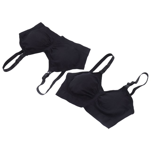 Hands Free Adjustable Soft Breathable Pumping for Puerpera Black