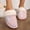 Pink, variant on iTNHFP Washable Indoor Slippers Women's Winter Solid Color Flash Suede Slippers Home Comfort Warm Slippers