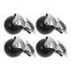 thumbnail image 3 of Sandcaster Furniture Ball Caster Wheels for Sofa 4Pcs Silver Iron, 3 of 5
