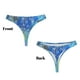 thumbnail image 3 of Balery Peacock Tangas de Algodón para Mujer con Estampado – Ropa Interior Sexy, Transpirable, G-string-X-Small, 3 of 6