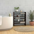 thumbnail image 4 of Costway 3 PCS Stackable Shoe Rack 31-Inch Horizontal Organizer 2-tier StorageShelf Brown, 4 of 10