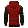 thumbnail image 5 of Tejiojio Men's and Big Men's Classic Tops Men Long Sleeve Jogging Sports Suit Casual Comfortable Pockets Plus Velve Hoodie, 5 of 5