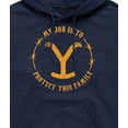 thumbnail image 2 of Yellowstone - Protect This Family  - Men'S Fleece Pullover Hoodie, 2 of 5