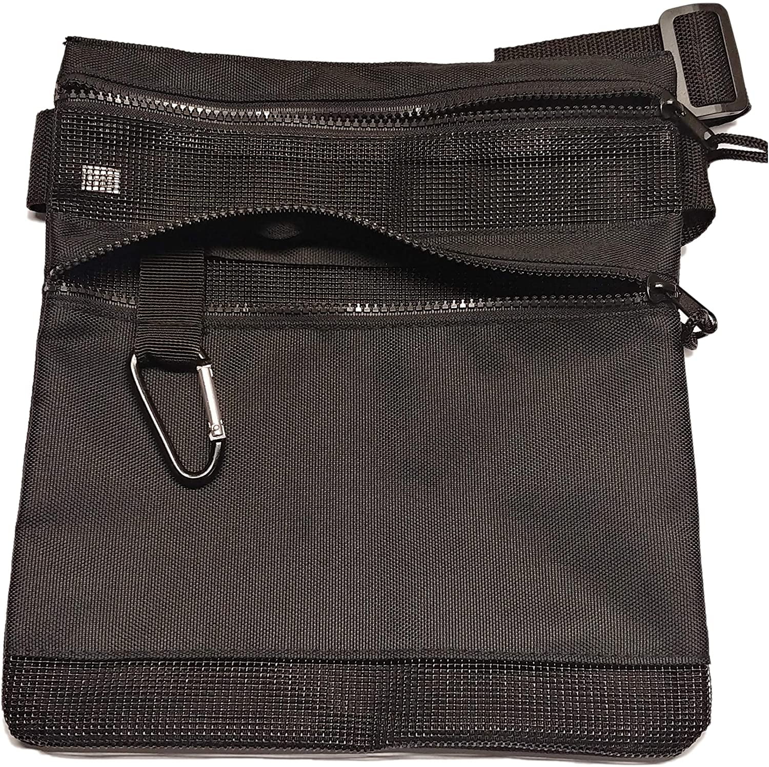 Calces365 Metal Detecting Water Proof Mesh Waist Pouch, Perfect for