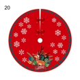 thumbnail image 1 of Cubierta de suelo de árbol de Navidad, falda de árboles, decoración redonda bonita de franela, exquisita almohadilla de árbol de Navidad, Festival, Año Nuevo, 1 of 4