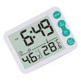 thumbnail image 5 of Kearding Alarma digital de escritorio Ángulo de plástico ajustable Proyector de 7,48 pulgadas Reloj Interior Dormitorio Oficina Hotel Higrómetro Type2 NO2 Kearding CBP435213, 5 of 5