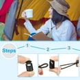 thumbnail image 4 of Uxcell Plastic Cord Lock, Single Hole Spring Toggle Stopper Adjustable Cord Stops Fastener End for Paracord White, 4 of 6
