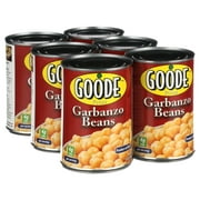 (6 Pack) Goode Foods Canned Garbanzo Beans, 16 oz Cans