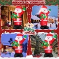thumbnail image 4 of Papá Noel inflable Danxilu de 3,7 m con LED a prueba de agua, 4 of 7