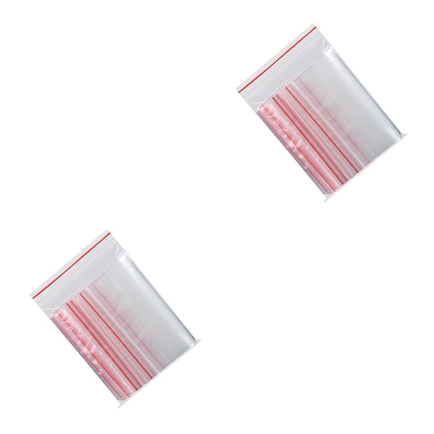 Toystoory CALIENTE 100 unids / paquete Bolsas con cierre de cremallera que se pueden sellar Bolsa de polietileno de plástico transparente Paquete de Type5 NO5 Toystoory CBP115992