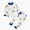 A13-White, variant on Unisex Baby Toddler Boys Girls and Girl 2-piece Pajama Pant Set Casual Homewear Sleepwear Pajamas 2pcs Set,18-24 Months