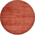 thumbnail image 1 of Unique Loom Del Mar Collection Tapis Rond Transitionnel Contemporain, 8 Pieds, Terre Cuite/rouge, 1 of 2