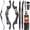 25lbs Black, variant on Junxing H3 Archery F Interface 62" Recurve Bow 19" Riser 25-60lbs Limbs Hunting Target