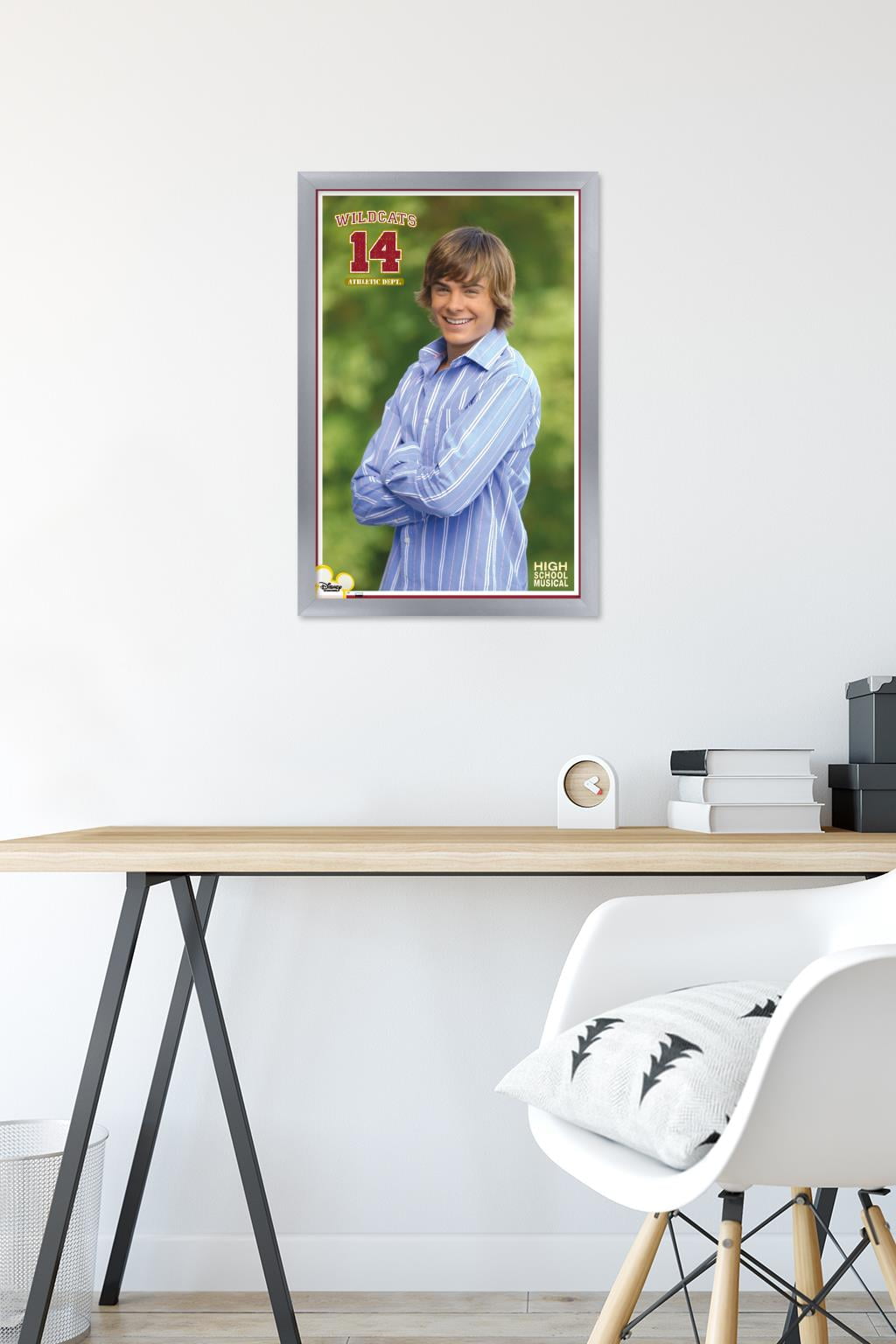 High School Musical - Troy Wall Poster, 14.725" x 22.375" Framed