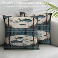 thumbnail image 3 of Pillow Cases Cushion Covers ing Throw Pillow Covers" Set of Soft Sea Animal Bird Decorative Throw Pillowcases for Yellow Cushion Cases, 3 of 5
