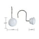 thumbnail image 4 of Juego de 12 ganchos para cortinas de ducha Creative Scents, color blanco, 4 of 6