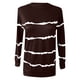 thumbnail image 4 of Pntutb moda mujer cuello redondo manga larga camiseta otoño estampado blusa suelta tops Pntutb Pntutb-4537, 4 of 5