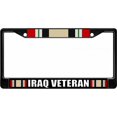 thumbnail image 1 of Cadre de Plaque de License Noir Vétéran de l'Irak, 1 of 1