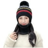 Reed Fashional Women Winter Warm Windproof Hat Scarf Set for Outdoor