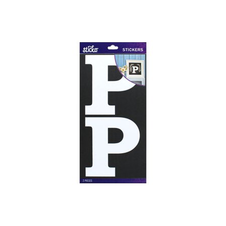 Sticko Basic White Monogram Stickers-p