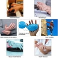 thumbnail image 4 of Pelota de agarre liwang pelota de rehabilitación azul para manos con protuberancias blandas, 4 of 5