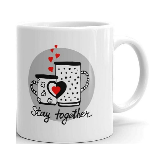 Stay Together Love Funny Novelty Coffee Tea Ceramic Mug Office Work Cup Gift 11 oz