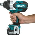 thumbnail image 3 of Makita XWT07T 18 Volt 5.0Ah LXT Lithium Ion Brushless Cordless Impact Wrench Kit, 3 of 5