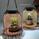 thumbnail image 4 of Cesta De Macetas Colgantes Con Luz Solar, Macetas De Flores De Linterna Colgante De Ratán, Canasta De Plantador De Decoración Interior Al Aire Libre Para El Balcón Jardín, 4 of 7