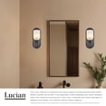 thumbnail image 5 of WV338101UBAR-Alora Lighting-Lucian - 1 Light Bath Vanity-9 Inches Tall and 3.63 Inches Wide-Urban Bronze Finish-Alabaster Glass Color, 5 of 7