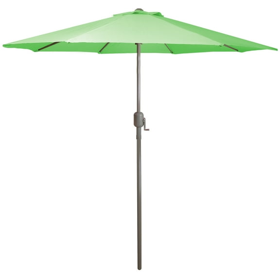 Northlight 7.5' Outdoor Patio Market Umbrella with Hand Crank - Lime Green
