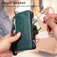 thumbnail image 5 of For Samsung Galaxy S26 FE 5G Wallet Case, 9 Card Slots RFID Blocking Crossbody Leather Cover, Zipper Pocket, Detachable Wrist & Shoulder Strap, Magnetic Shockproof Protective Phone Case for Women, 5 of 11