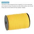 thumbnail image 3 of Uxcell 1" Double Fold Bias Tape Polyester Continuous Bulk Bias Tape for Sewing Seaming Yellow 55 Yards, 3 of 6