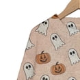 thumbnail image 4 of Halloween Sweaters for Women Fashion Funny Pumpkin Graphic Crewneck Knitted Pullover Tops Autumn Daily Look, 4 of 5