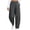 #04 Dark Gray 【Mix, Match & Rotate: Stock Up on Daily Colors】, variant on Women's Tapered Pants, Mid Rise Casual Pants with Elastic Waist & Side Pockets, Work Travel Running Outdoor Wear | VerBelle,Beige L