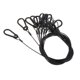 thumbnail image 2 of Cables de seguridad Hugo para luces de escenario 24.8in 10pc Negro, 2 of 10