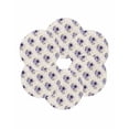 thumbnail image 7 of 13 Inch Round Placemats Set of 6, Purple Spring Floral Non Slip Heat Insulation PP Table Mats, Farmhouse Flowers Modern Art Washable Place Mats for Kitchen Dining Party Table Decor, 7 of 7