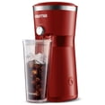 thumbnail image 2 of Gourmia Iced Coffee Maker with 25 fl oz. Reusable Tumbler, Red, 2 of 11
