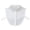 White, variant on Women's Detachable Round False Collar, Openwork Design with Pearl Bead Embellishment, Inner Layering Piece for a Subtle and Stylish Neckline Detail-Black