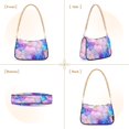 thumbnail image 7 of FORMRS Womens Shoulder Bag with Chain Strap Clutch Purse Cute Tote Handbag, Pastel Pink Marble Pattern, 7 of 7