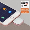 thumbnail image 5 of Memoria USB Supersonic Metal n Glass para iPhone 6/6s/6Plus/7/7Plus/8/X, MacBook OTG/Lightning 2 en 1, memoria USB para PC con Android, 128 GB, color negro, 5 of 5