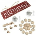 thumbnail image 3 of Wood Birthday Reminder Board Plaque plaque Sign Family DIY Calendar Home Decor, 3 of 6