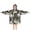 Black White Gold, variant on Teal Gold Marble Pattern Blanket Hoodies for Kids 6-13YR Oversize Wearable Blanket Hoodies for Boys Girls Teens