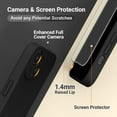 thumbnail image 5 of Compatible with iPhone 14 Case, Upgraded Liquid Silicone with [Camera Protection][2 Screen Protectors], Soft Anti-Scratch Microfiber Lining Phone Case iPhone 14, 6.1 inch, Black, 5 of 13