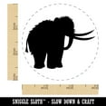 thumbnail image 2 of Woolly Mammoth Solid Self-Inking Rubber Stamp Ink Stamper - Brown Ink - Small 3/4 Inch, 2 of 7