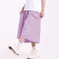 thumbnail image 4 of WRKEKC Girls Skirt Pants Capri Flowy Culotte Solid Thin Casual Cropped Summer Trouser Shorts 7-15 Years, 4 of 5