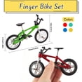 thumbnail image 2 of 4pcs Finger Bicycle Mini Bicycle Toy Alloy Bicycle Ball Model Bike Gadgets, 2 of 5