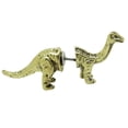 thumbnail image 1 of Latest Fashion Cute 3D Dinosaur Pierced Stud Earring (Bronze), 1 of 4