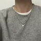 thumbnail image 3 of Collar de cadena con colgante de estrella de Color plateado gótico Kpop para mujeres y hombres, Egirl Y2K, EMO Cool, Punk, estética Grunge, regalos de joyería, 3 of 4